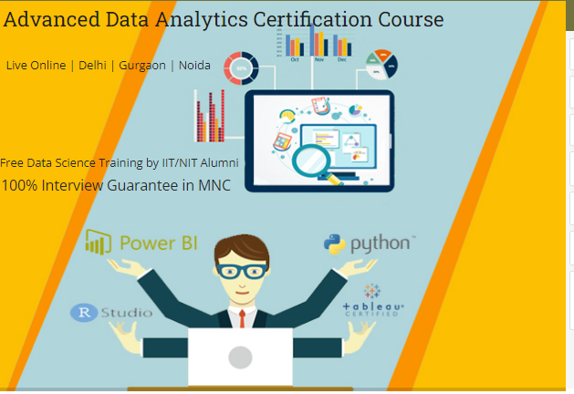 How an “Data Analyst Certification Course” Can Secure Your Job in the Evolving 2025 Market, 100% Job in MNC, Excel, VBA, SQL, Power BI, Tableau Projects, “Data Analyst Training Certification Course” in Delhi, 110065 – Free Python Data Science Certification, By SLA Consultants India,