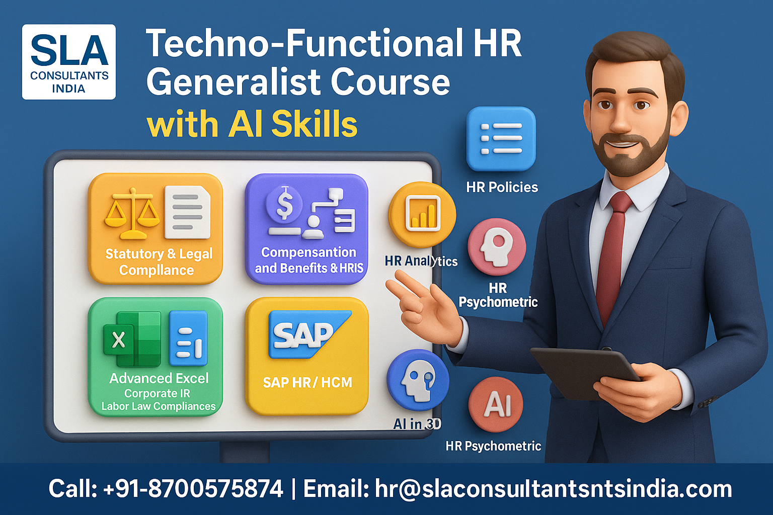 Top Benefits of Studying Human Resource in 2026: Career Growth & Financial Success, 100% Job, HR Course in Delhi, 110054 – by SLA Consultants India