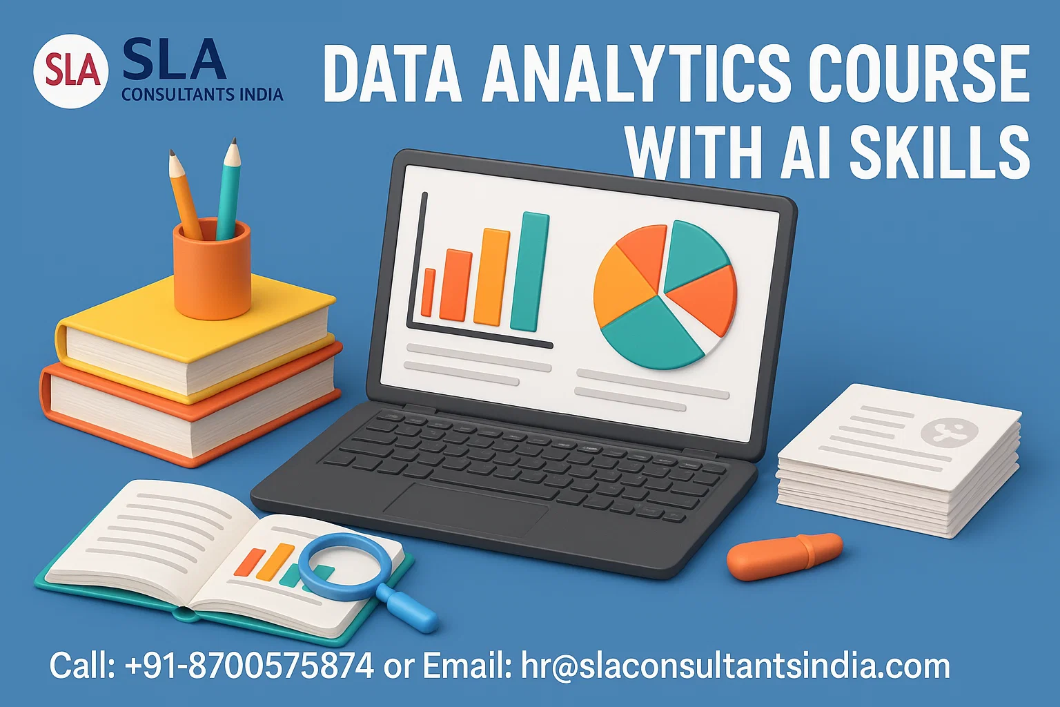 Data Analyst Course in Delhi (5-6 Months), Upgrade Job with AI Skills in 2026, by SLA Consultants India, Microsoft Certification Support,​