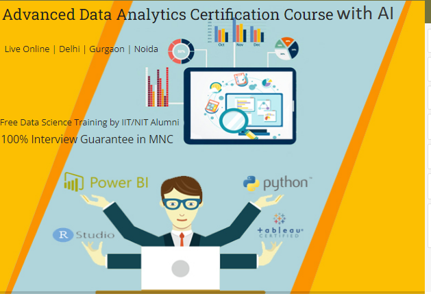 Data Analyst Course in Delhi, Analytics Institute, Certification in Delhi, 110029 – “Holi Offer 2026” Free Tableau and “Data Science Course” [with IBM Certification Support] @ {SLA Consultants} “100% Job Guarantee”